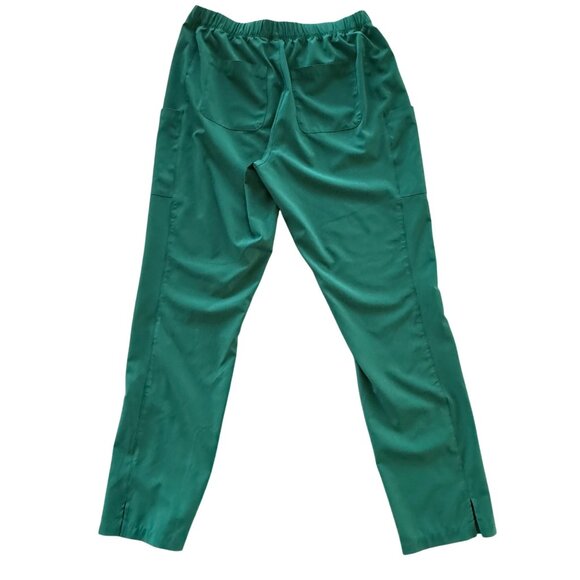 Epic Unisex Green Scrub Pants MD Elastic Waist Drawstring Stretch Pockets Durabl - Picture 7 of 7